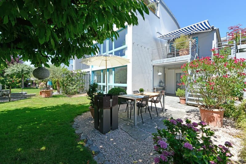 Habiter avec une vue panoramique - maison mitoyenne avec jardin idyllique (6)