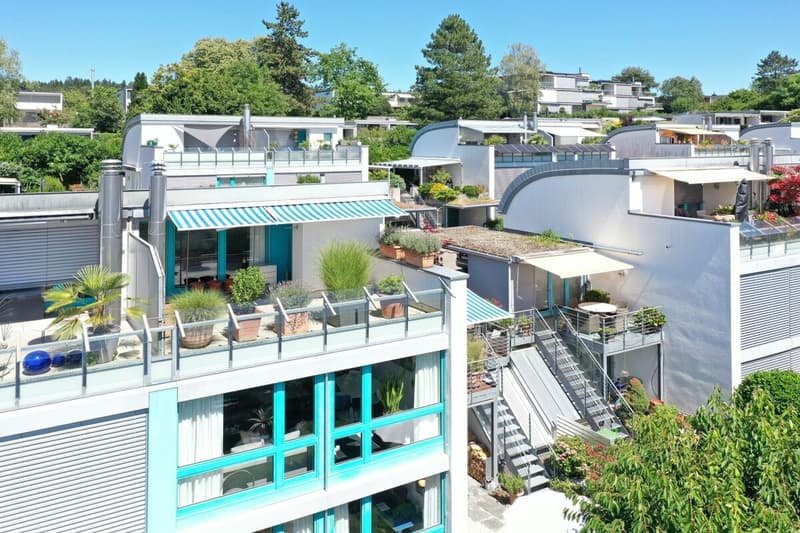 Habiter avec une vue panoramique - maison mitoyenne avec jardin idyllique (22)