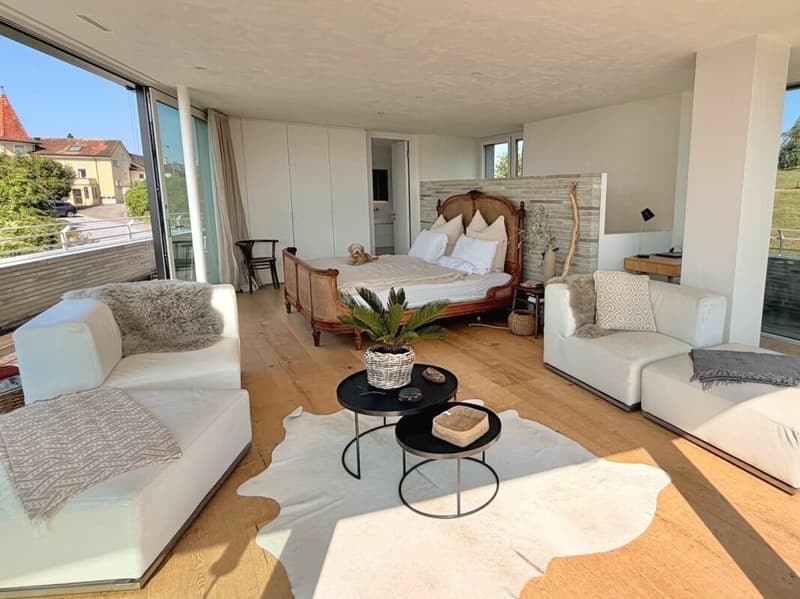 Befristete Vermietung: Exklusives 7.5-Zimmer-Architektenhaus mit Seesicht, Pool und Dachterrasse (15)