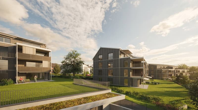 Projektankündigung 3.5 - 5.5-Zimmer-Neubauwohnungen in Hombrechtikon (2)