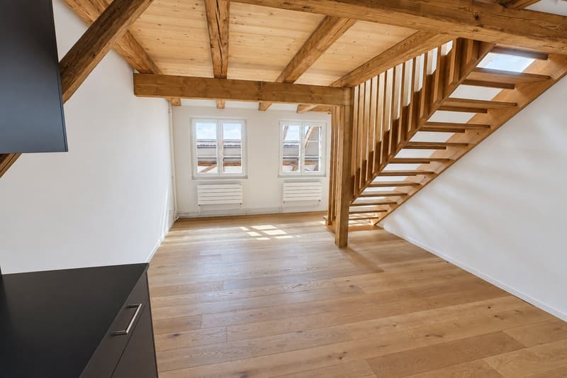 Stilvolle 2.5-Zimmer-Maisonette-Wohnung mit Gartensitzplatz (1)