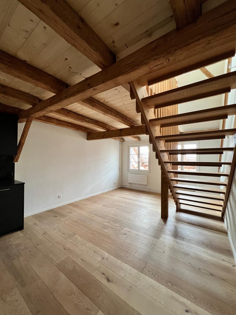 Stilvolle 2.5-Zimmer-Maisonette-Wohnung mit Gartensitzplatz (8)
