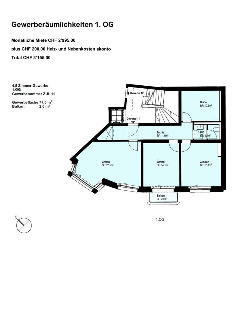 Neue Büros mit ca. 144 m2 in Zürich-Wiedikon grundsaniert zu vermieten (3)