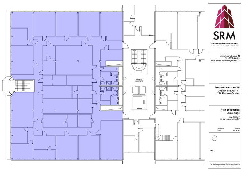 1270m2 de laboratoires au 2ème étage du CTN 14 à Plan-les-Ouates (2)
