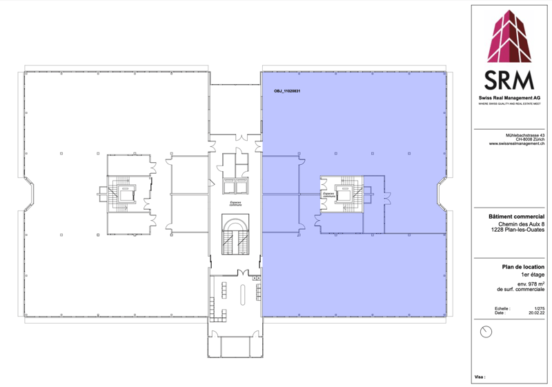 Beautiful premises of approx. 978m2 on the 1st floor of CTN 8 (3)