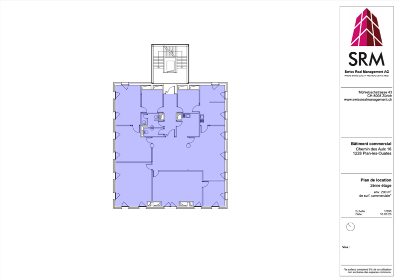 Prächtige Räumlichkeiten von ca. 290m2 im 2. Stock des CTN 16 (14)