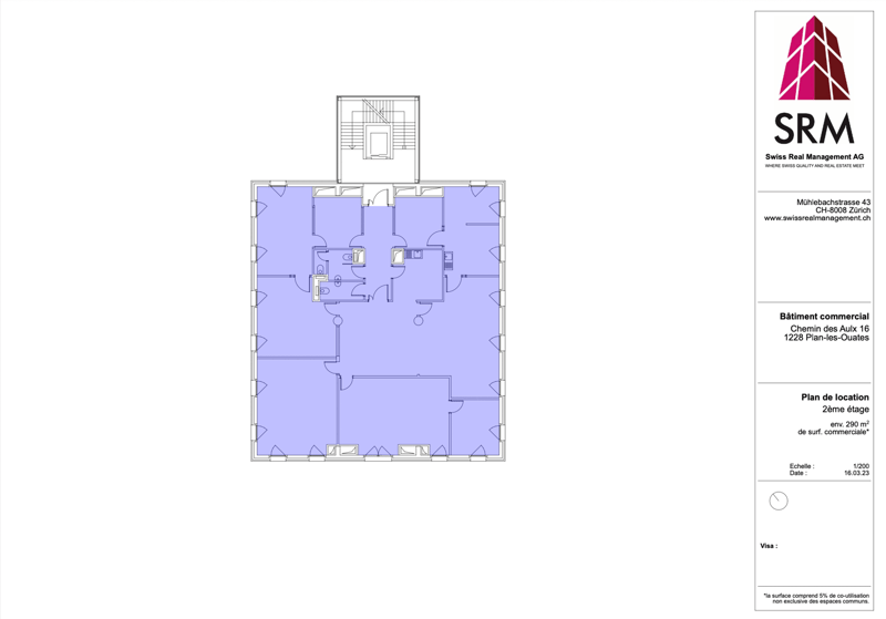 290m2 di uffici al 2° piano del CTN 12 a Plan-les-Ouates (2)