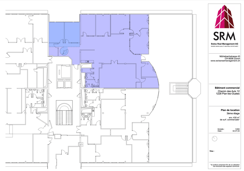 430m2 di uffici al 3° piano (con terrazza) del CTN 12 a Plan-les-Ouates (12)