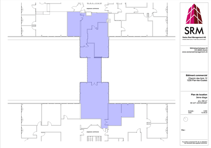 290m2 di uffici al 3° piano del CTN 12 a Plan-les-Ouates (7)