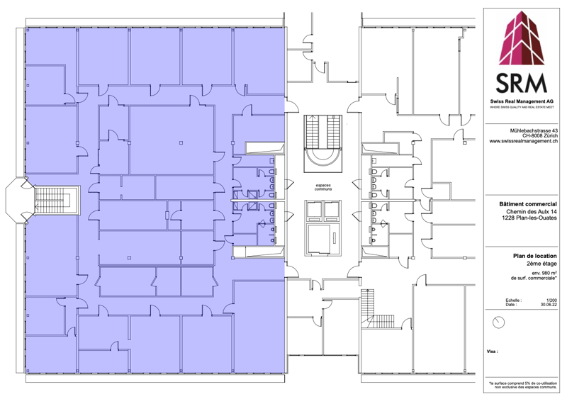 980m2 di laboratori al 2° piano del CTN 14 a Plan-les-Ouates (2)
