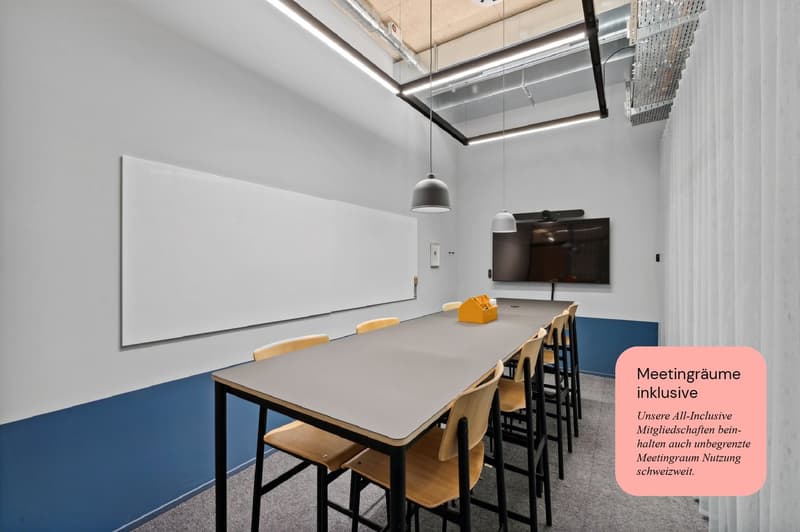 Bureau moderne (25–100 m²) dans FlexOffice Dino – 1 minute de la gare d'Oerlikon (17)