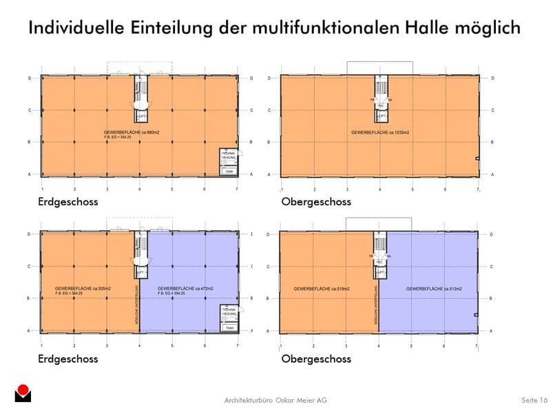1037 Nidermatt Einteilungsvarianten