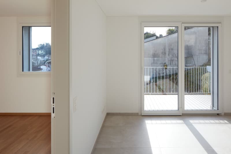 Appartamento 2.5 locali con giardino a Cassina d'Agno (2)