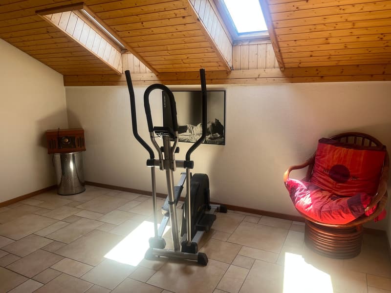 Teilansicht Fitnessraum im 1. Obergeschoss