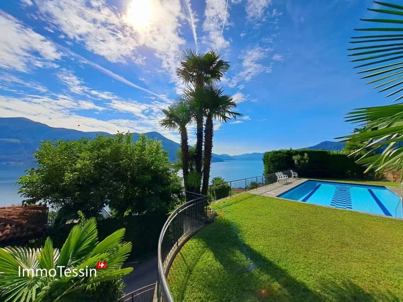 Haus mit Pool und Blick auf den gesamten Lago Maggiore 27