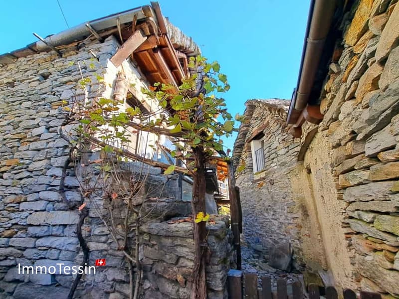 Drei Charmante Rusticos mit Platz für Zehn Gäste im Herzen des Tessins 5