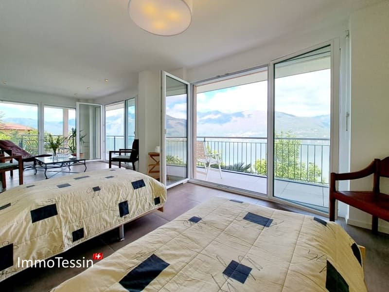 Der Lago Maggiore so weit das Auge reicht  Modernes Haus mit hochwertiger Ausstattung 14