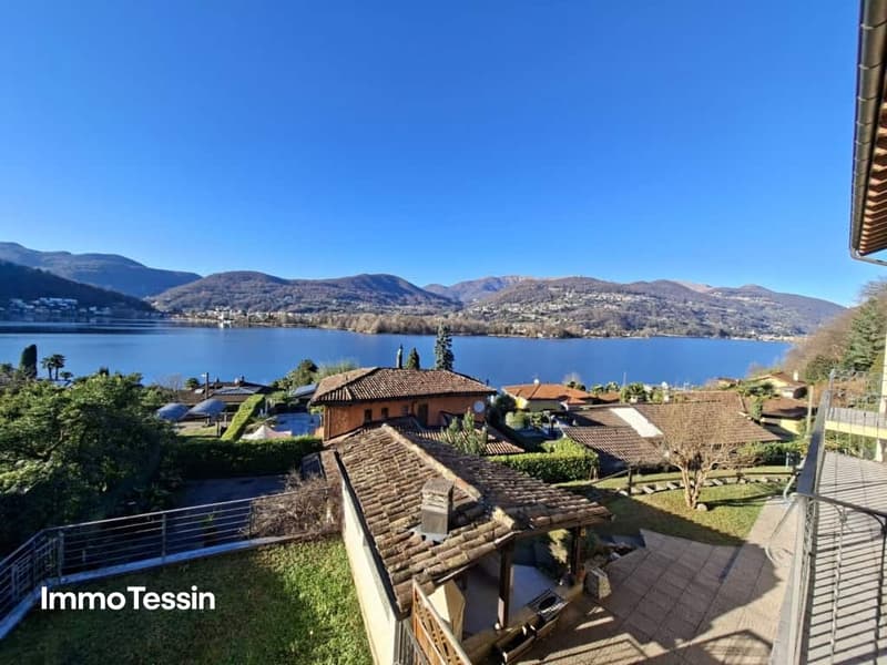 Entspannte Wohlfühloase mit Seesicht an sehr ruhiger und sonniger Lage 15 Minuten von Lugano 3