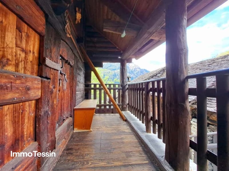 Rustico Rarität mitten in den Bergen in einem typischen Weiler 7