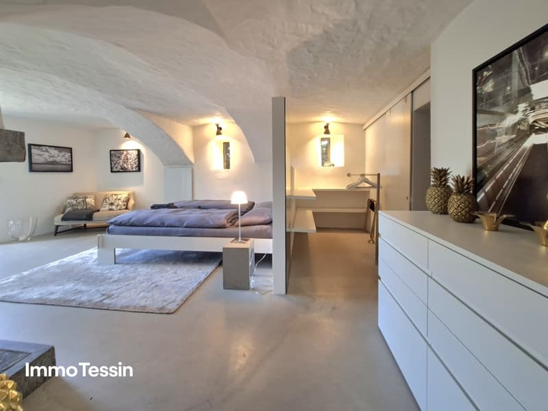 Architektur  Ästhetik  Design-Rustico mit Terrassen und Blick auf den Lago Maggiore 7