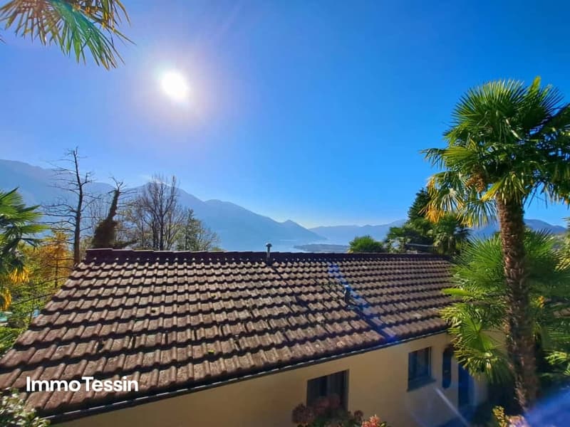 Ein Ort der Ruhe mit zwei Wohnungen und atemberaubendem Blick auf den Lago Maggiore 1112