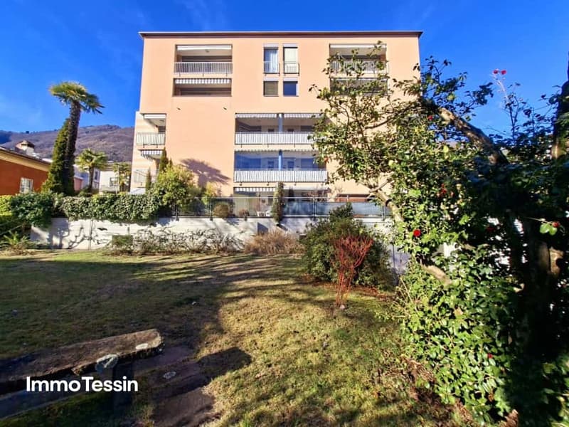 Wohnen zwischen See und Stadtzentrum Wohnung mit privatem Garten in Locarno 21