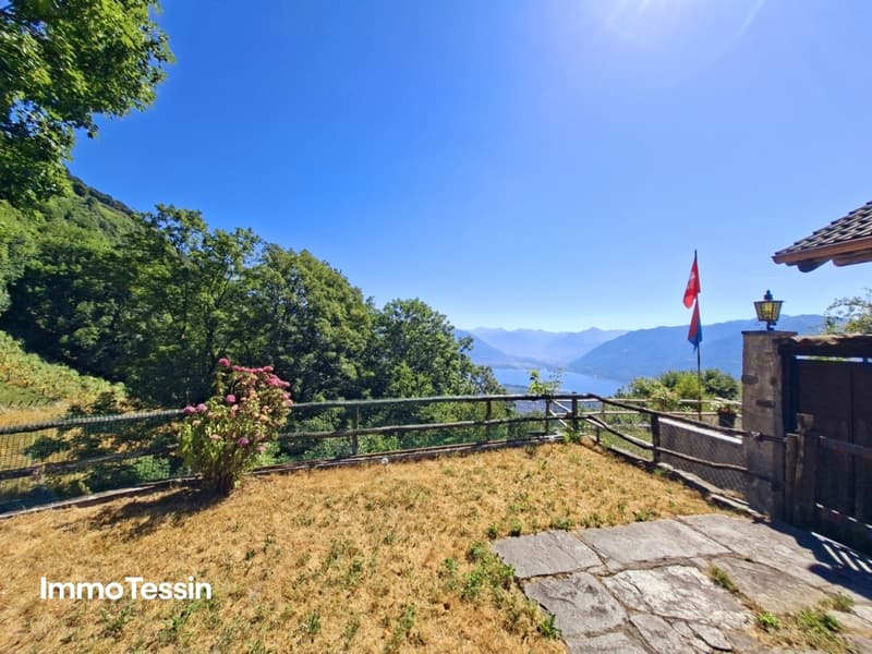 Ein Ort der Ruhe hoch über dem Lago Maggiore 1002