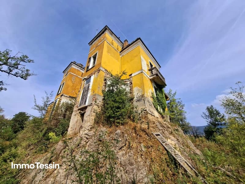 Villa Quisisana das vergessene Schloss über Stabio 20