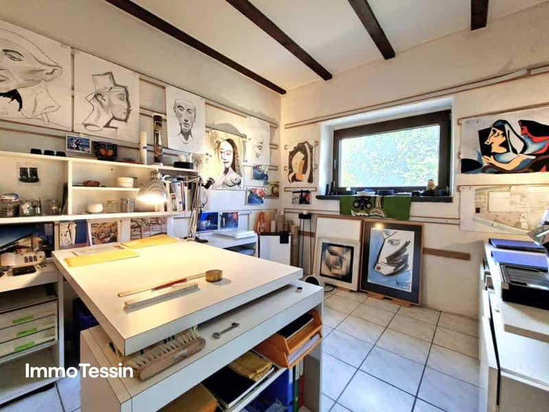 großzügige Liegenschaft mit zwei Rustici und separatem Atelier 7