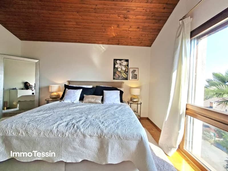 Grosszügiges Einfamilienhaus mit traumhafter Seesicht, ruhiger Lage und Nähe zum Golfplatz Lugano-Magliaso 100