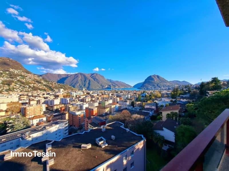 GELEGENHEIT Luxuswohnung an top Lage mit Pool Seesicht über Lugano auf den Lago Lugano 6