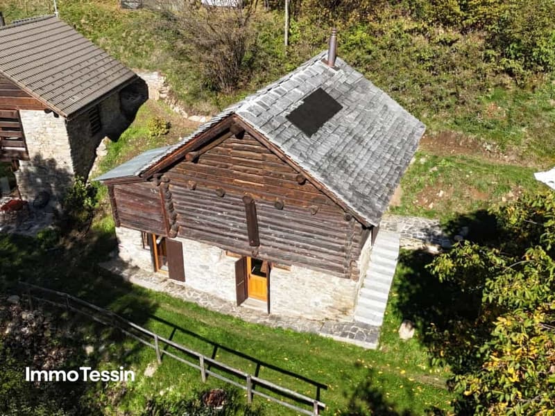 Ihr Rückzugsort im Grünen saniertes Rustico mit atemberaubender Aussicht in mitten der Natur von Campello Calpiogna 1