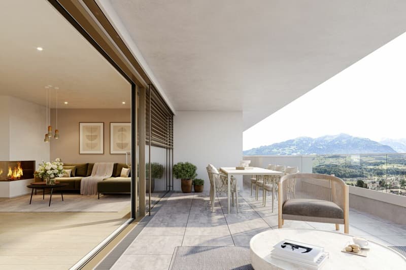 Neubau Terrassenwohnungen mit See- und Bergsicht (2)