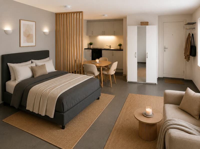 Elegantly furnished apartment including parking space (1)