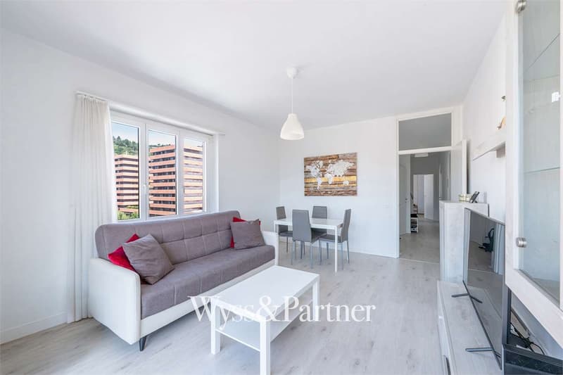 3.5 rooms furnished apartment for rent in Via Monte Boglia Lugano (3)