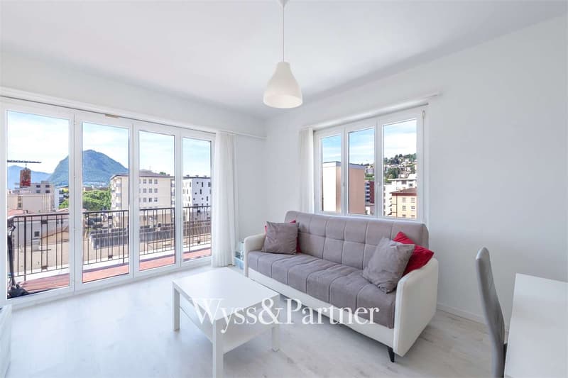 3.5 rooms furnished apartment for rent in Via Monte Boglia Lugano (2)