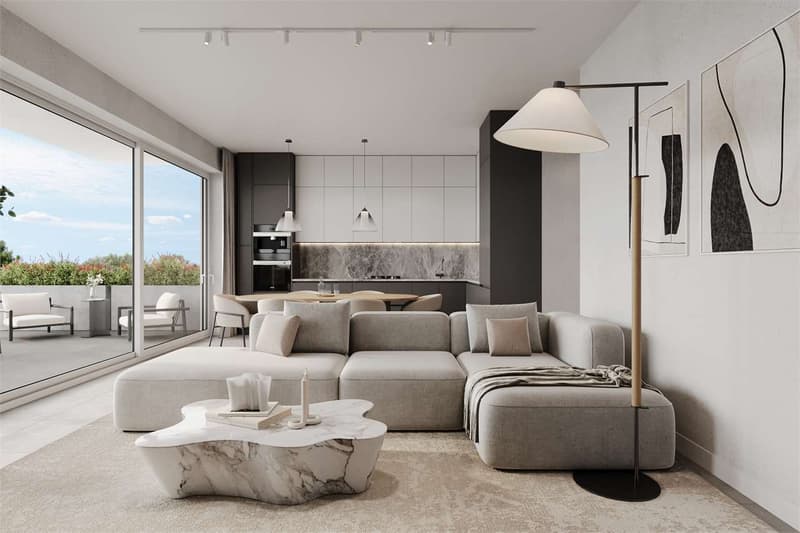 Splendido appartamento di 3.5 locali in nuova costruzione a Solduno (3)