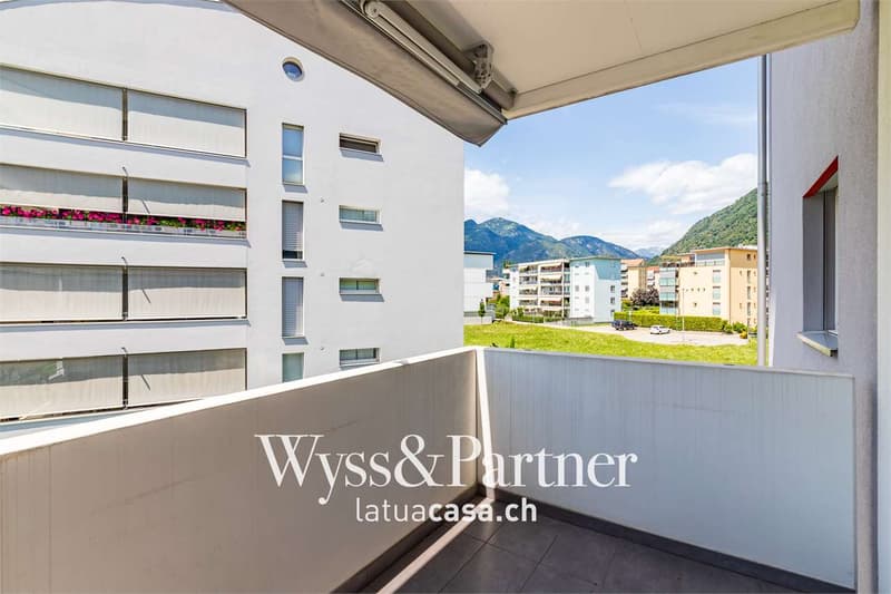 Ascona - Luminoso 3,5 locali con ampio balcone e posteggio incluso (11)