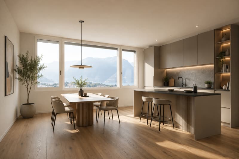 LUGANO - SPACIOUS 6.5-ROOM ATTIC WITH CITY AND LAKE VIEW (4)