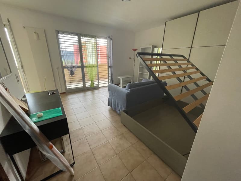 COLDRIERIO - SPACIOUS 1.5 ROOM APARTMENT FURNISHED WITH TERRACE (3)