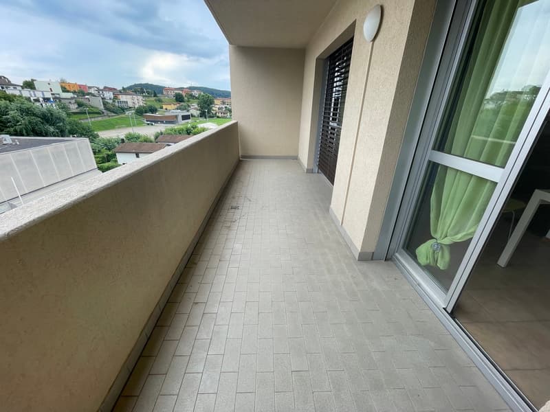 COLDRIERIO - SPACIOUS 1.5 ROOM APARTMENT FURNISHED WITH TERRACE (5)