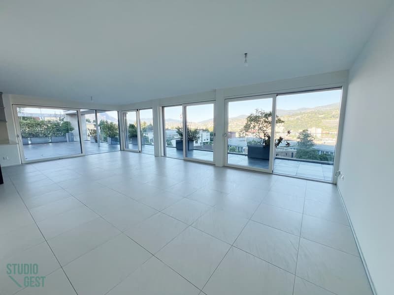 Elegante attico con grandissima terrazza coperta (1)