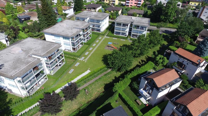 Mietwohnung 3,5 Zimmer Vollständig Eingerichtet mit Garten in Ponte Capriasca (13)