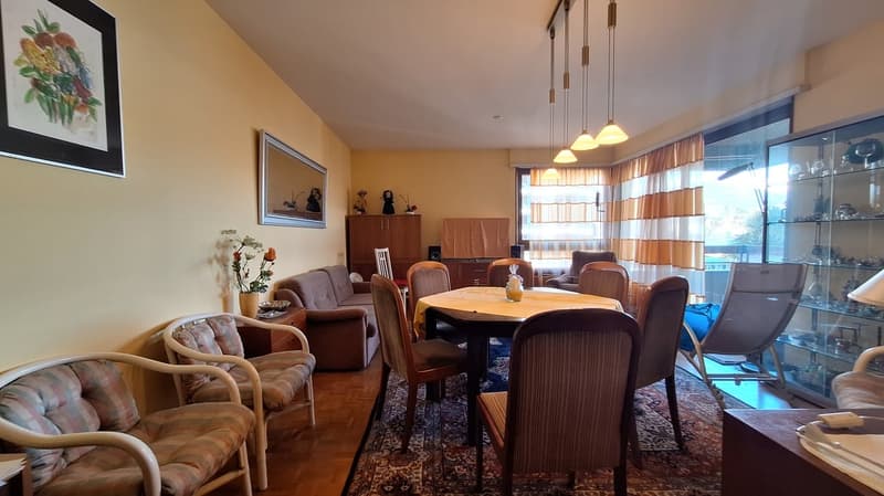 Fronte Lago di Lugano, Spazioso Appartamento loc 3,5, due bagni,  con Terrazza, cantina. (9)