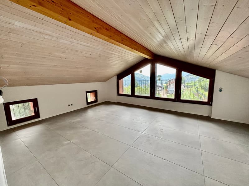 Immersa nella natura, spaziosa casa nel Malcantone con vista sul M. Rosa (8)