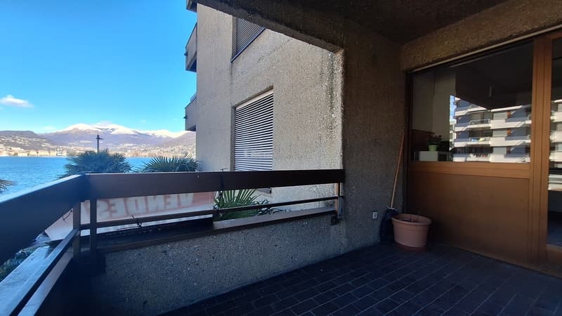 Wohnung mit Seeblick am Luganer See, geräumig, 3,5 Zimmer, zwei Badezimmer, mit Terrasse und Keller. (7)