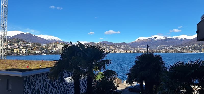 Wohnung mit Blick auf den Luganer See, geräumig, 3,5 Zi., zwei Badezimmer, mit Terrasse und Keller. (2)