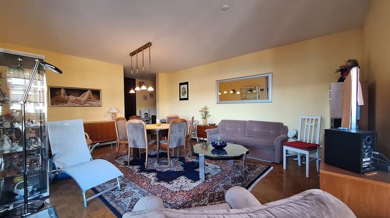 Face au lac de Lugano, Appartement spacieux à louer 3,5 pièces, deux salles de bains, avec terrasse, cave. (8)
