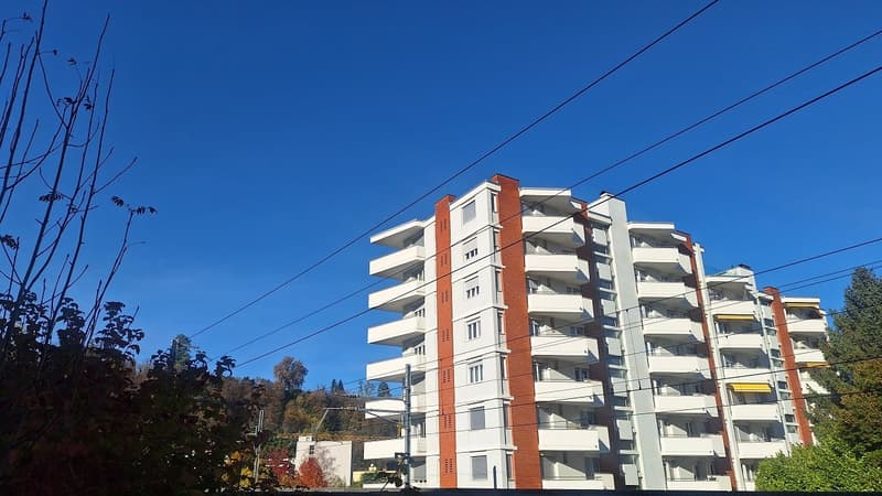Ensoleillé, Confort, Attique loc 2,5, avec deux terrasses, place de parking (4)