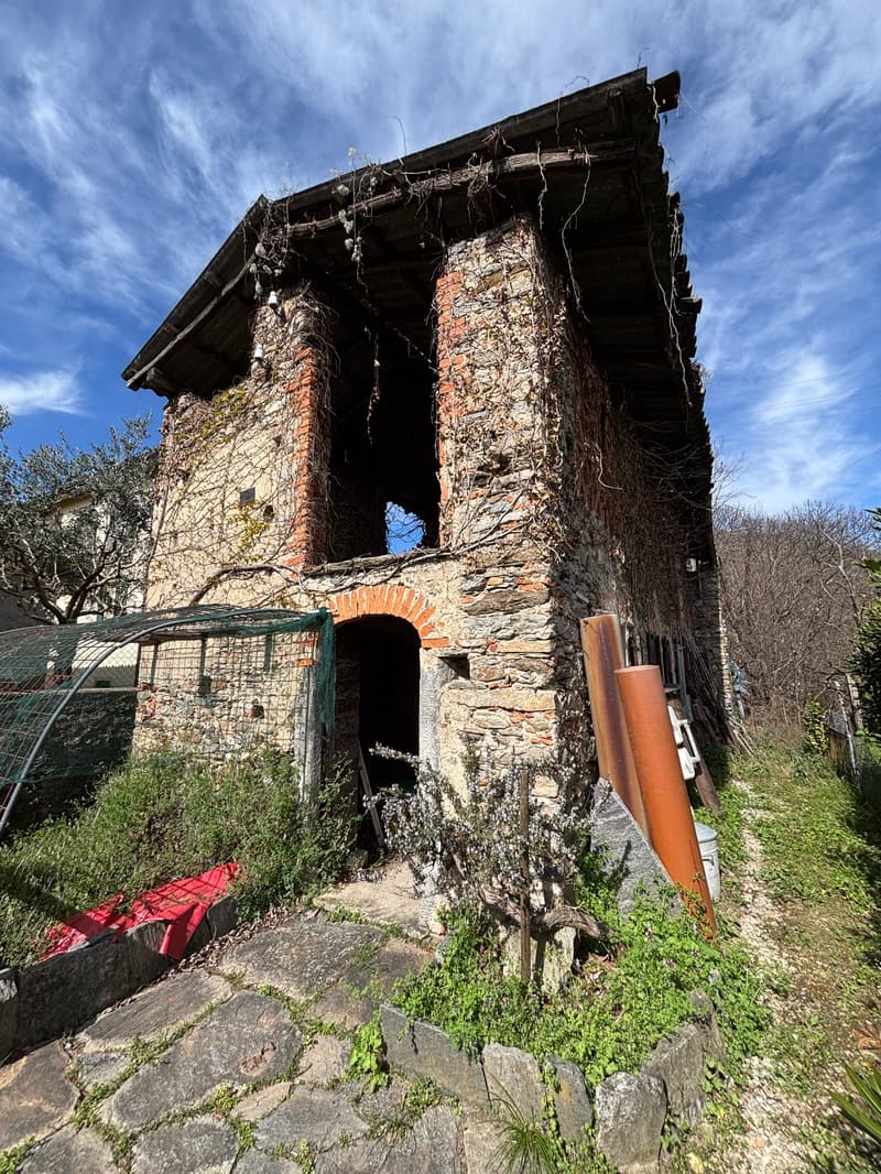 Haus mit 3 Wohnungen zur Renovierung, Garten mit Pergola, Rustico und Wald (5)
